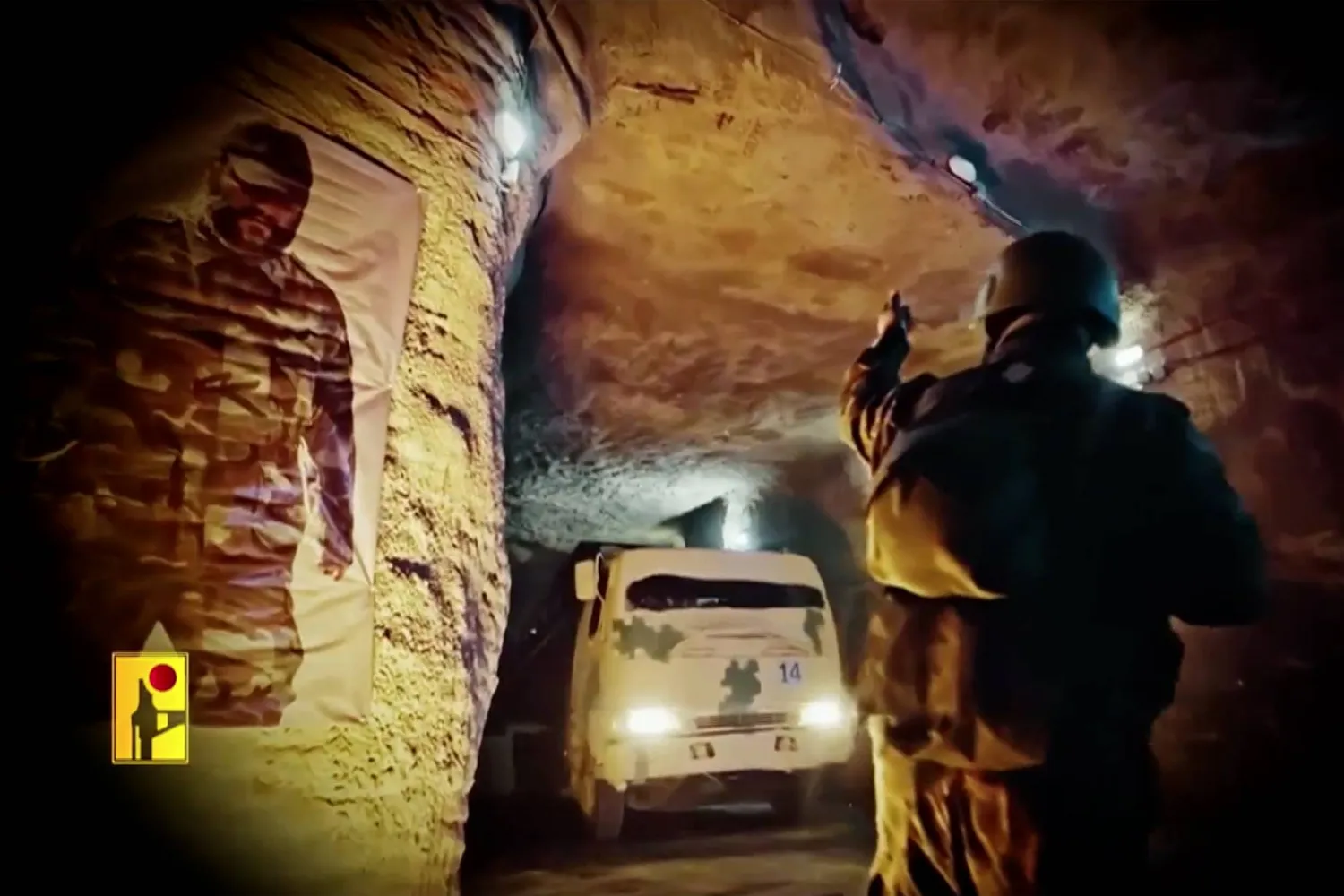 SCREENSHOT - 16 August 2024, Lebanon, ---: An image from the "Imad 4" video, issued by Hezbollah military media, shows an underground facility in Lebanon that appears to be used to store and launch precision missiles. Photo: -/Hezbollah Military Media via ZUMA Press Wire/dpa 