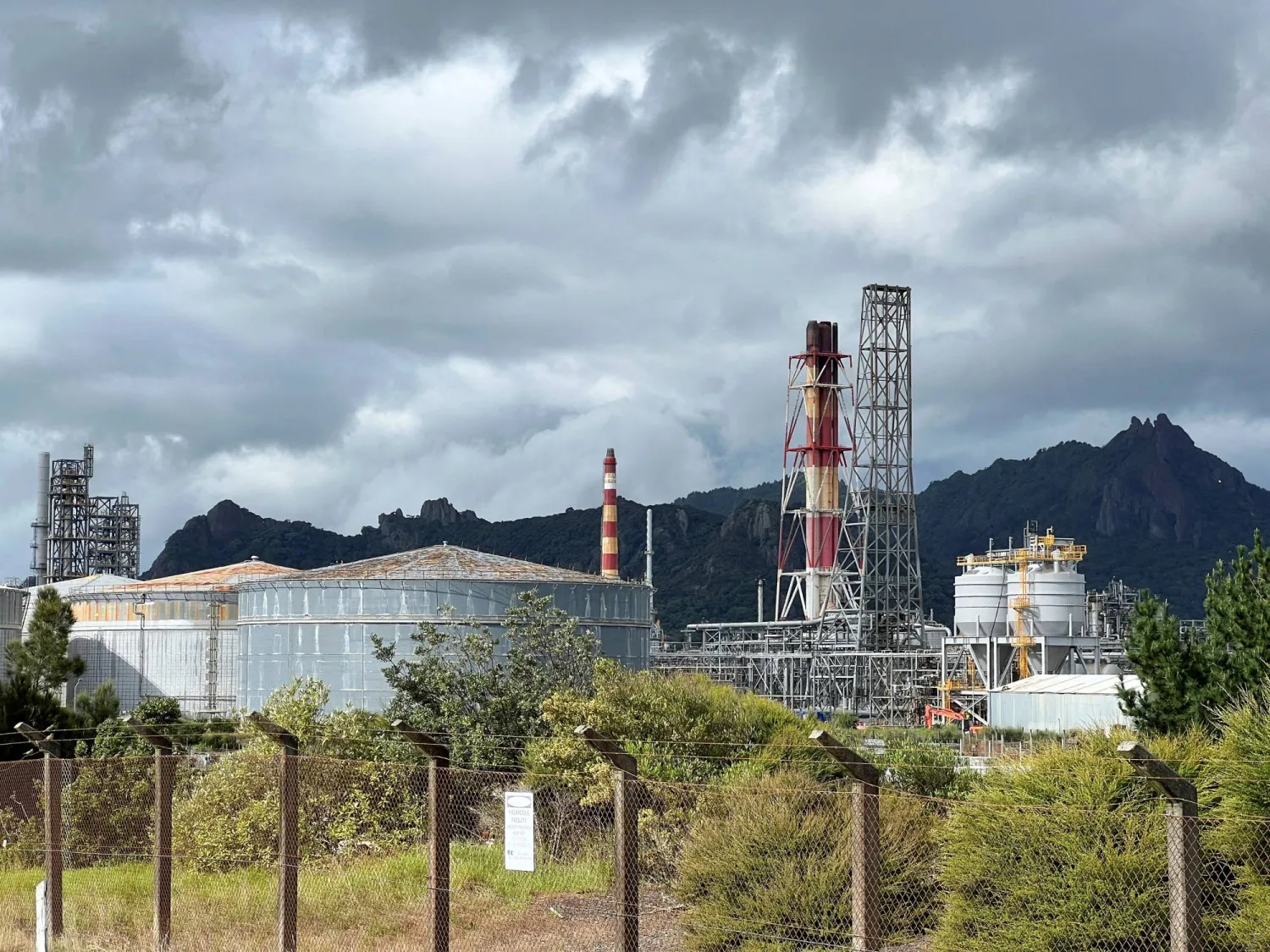 مصفاة النفط «مارسدن بوينت» في نورثلاند بنيوزيلندا (رويترز)