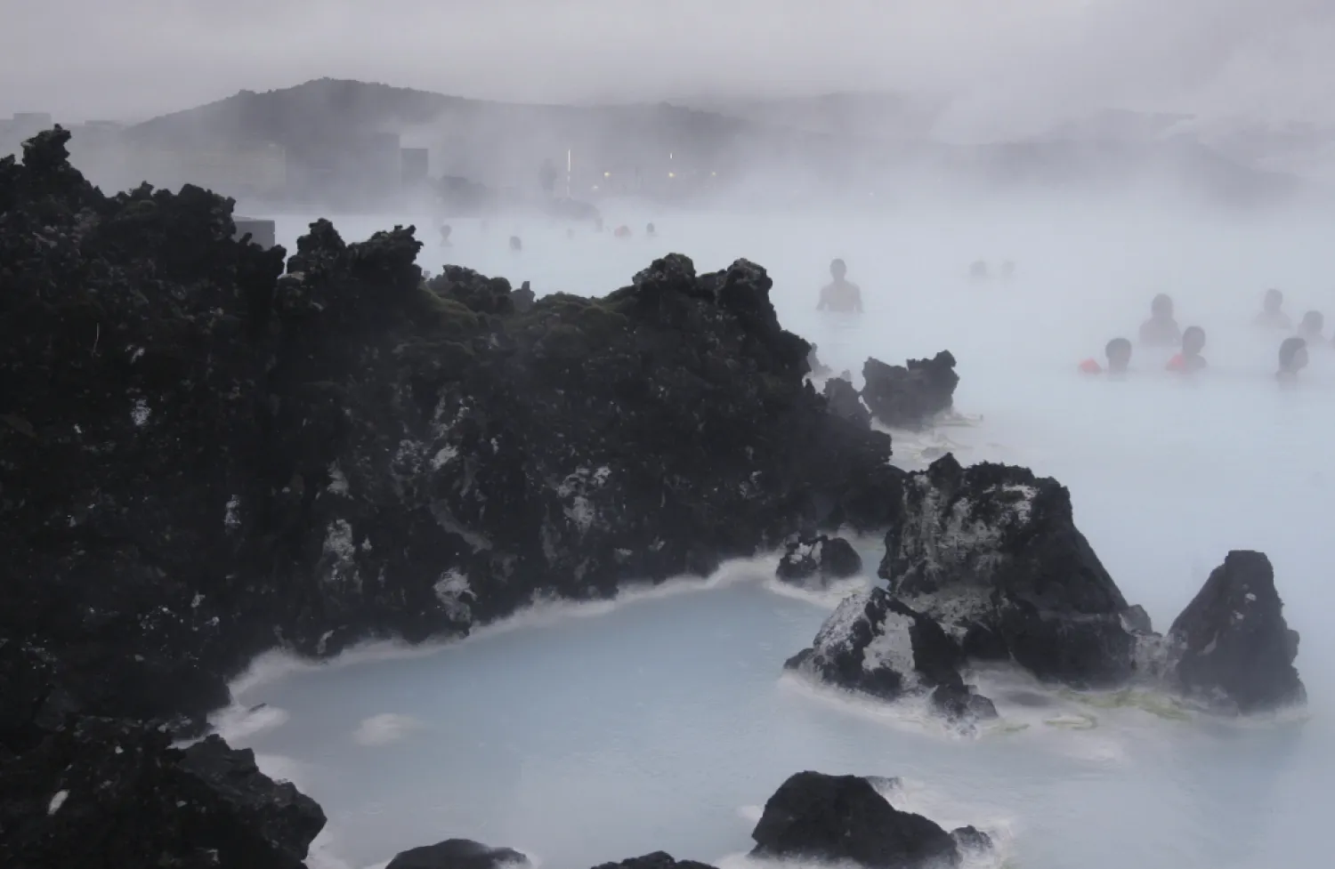 2006 file photo of the Blue Lagoon spa in Iceland via The AP