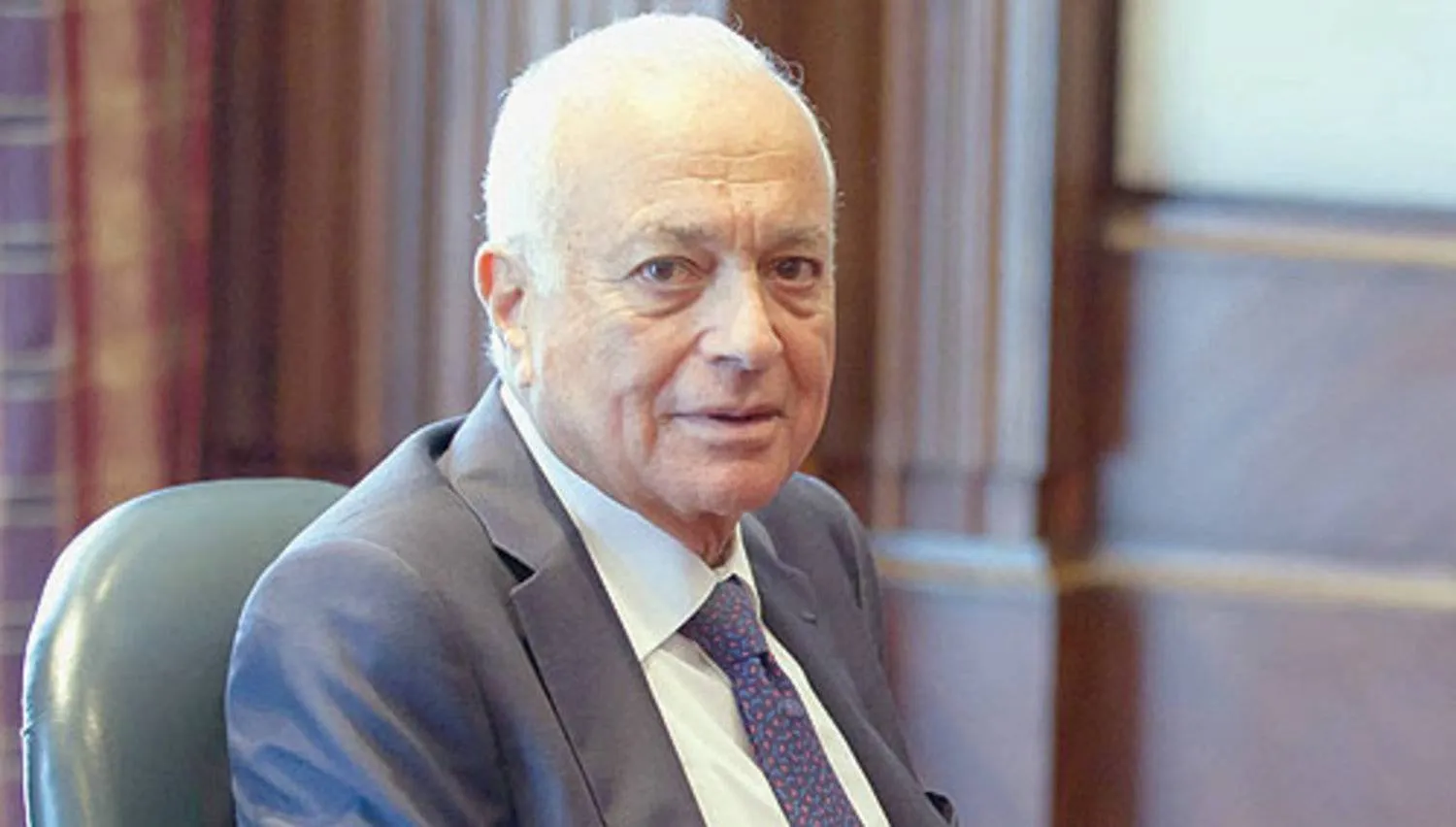 Nabil El-Arabi, the former Secretary-General of the Arab League (Asharq Al-Awsat)