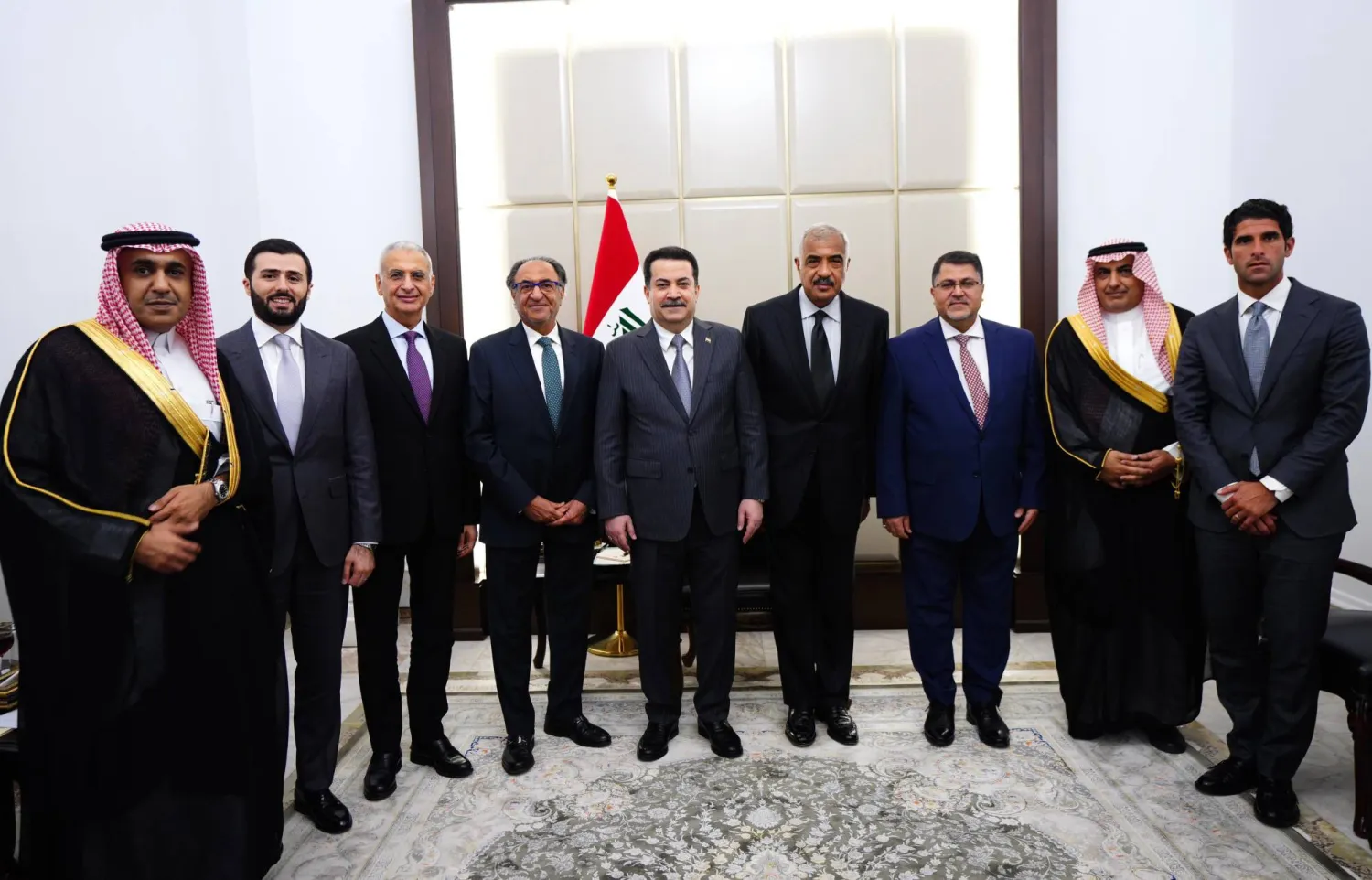 خلال زيارة وفد رجال الأعمال المصريين والسعوديين للعراق ولقاء رئيس الوزراء (المصدر: الموقع الإلكتروني للمجموعة)