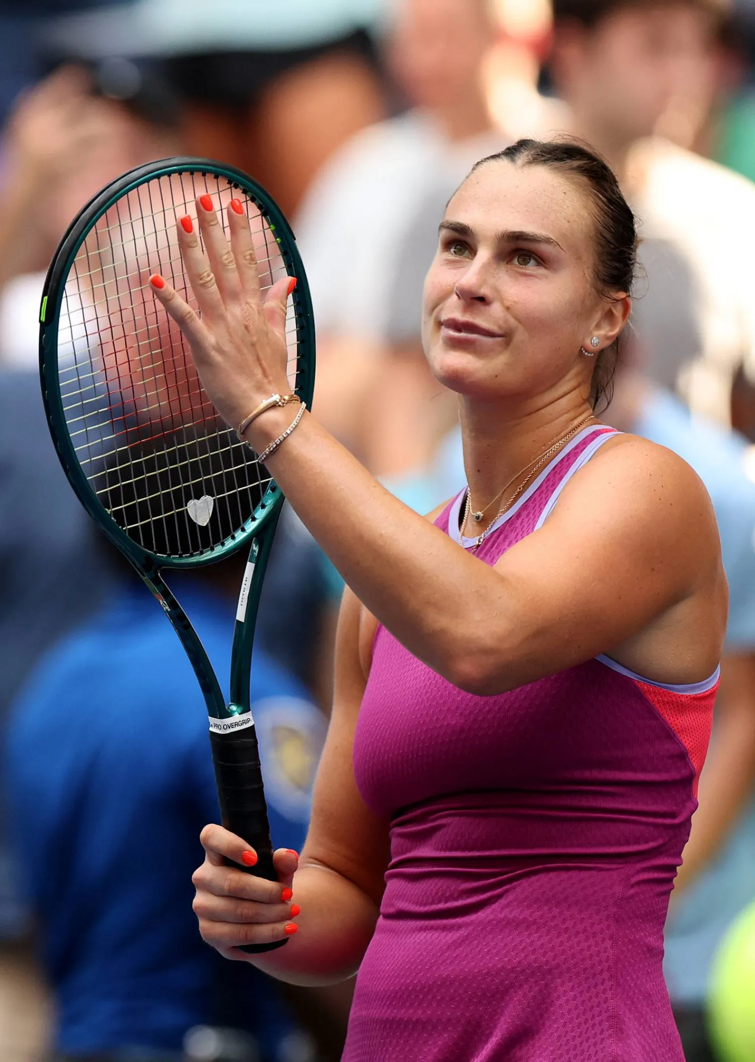 أرينا سبالينكا تواصل انطلاقتها (أ.ف.ب)