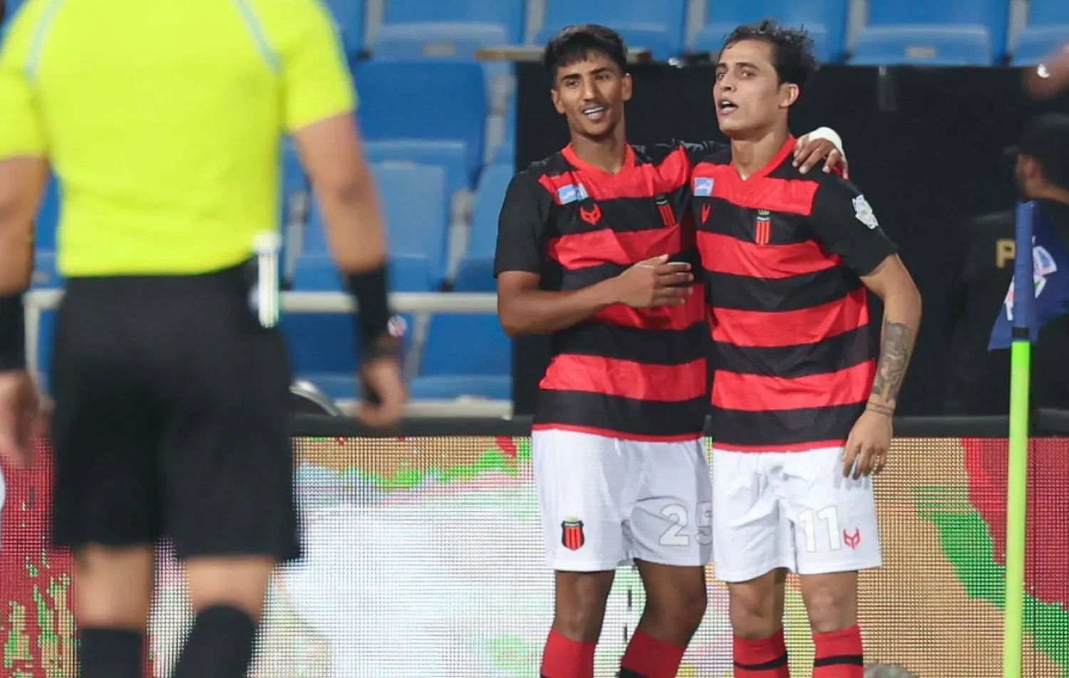 إبراهيم بايش نال إشادة كبيرة من صبري لموشي مدرب الرياض (الدوري السعودي)