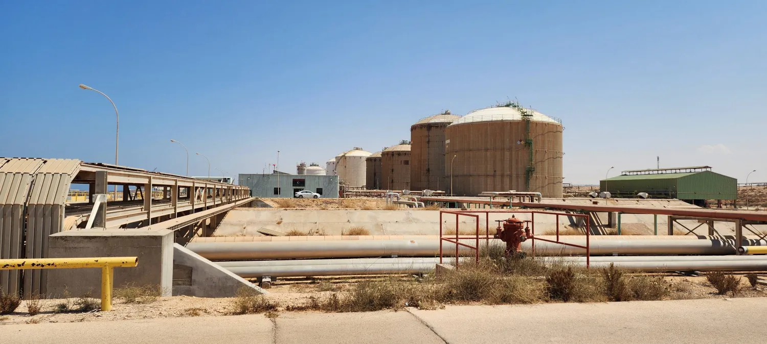A general view of Ras Lanuf Oil and Gas Company in Ras Lanuf, Libya, August 28, 2024. REUTERS/Mohammed Al-Hadad