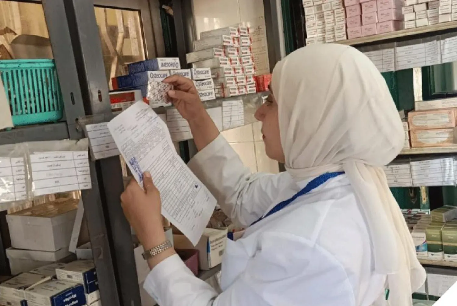 إحدى الصيدليات داخل مستشفى حكومي في مصر (الصحة المصرية)