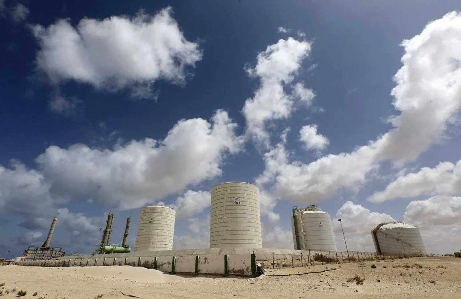 A general view of an oil terminal in Zueitina, west of Benghazi April 7, 2014. (Reuters)
