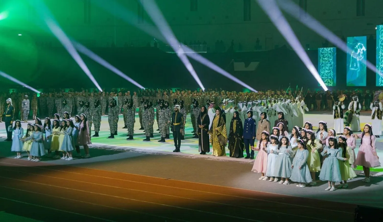 جانب من الفعاليات التي عاشتها المناطق السعودية احتفاءً بذكرى اليوم الوطني