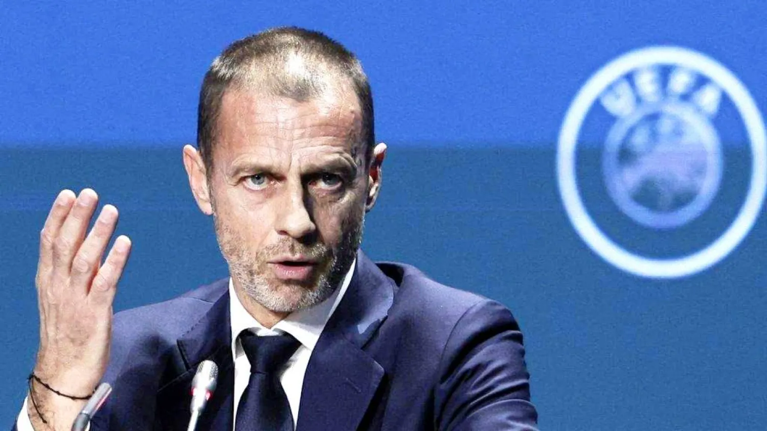 ألكسندر تشيفرين رئيس الاتحاد الأوروبي لكرة القدم (الشرق الأوسط)