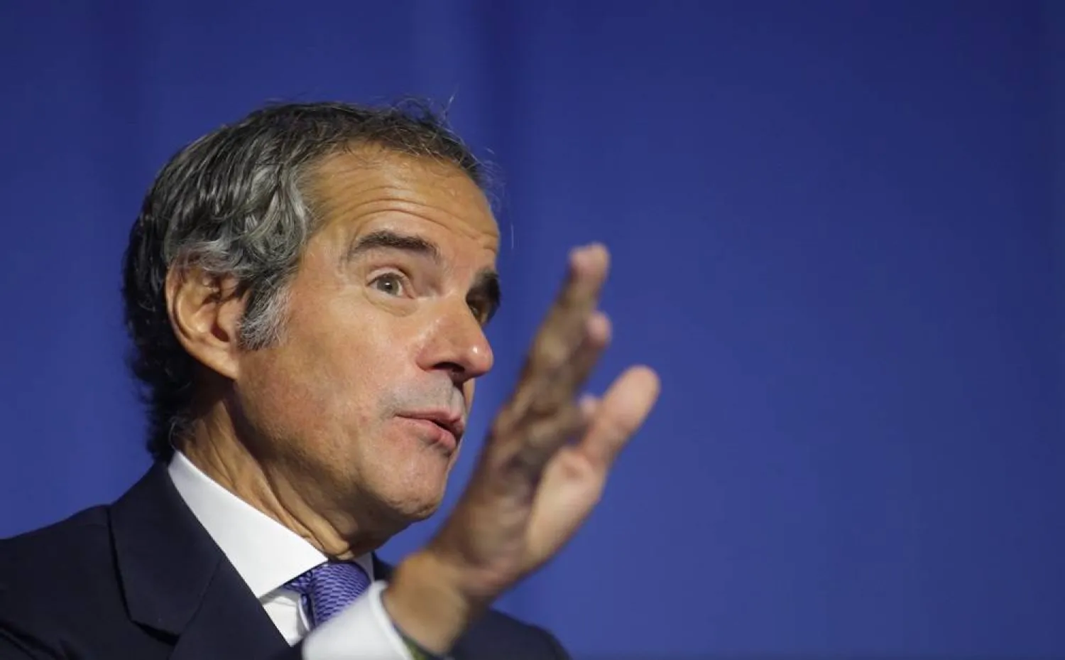 International Atomic Energy Agency (IAEA) Director General Rafael Grossi attends the 68th IAEA General Conference in Vienna, Austria, 16 September 2024. (EPA)