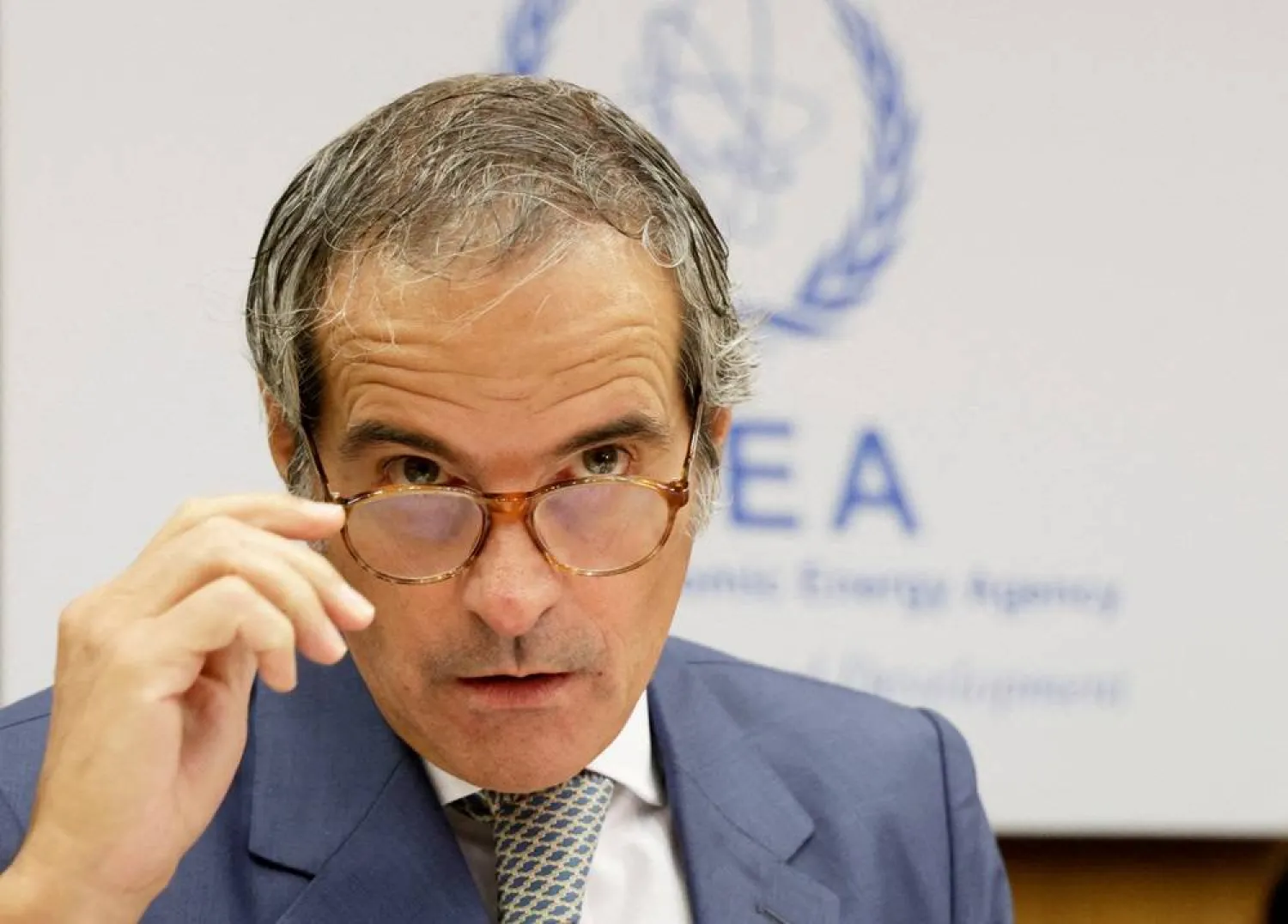 Rafael Grossi, Director General of the International Atomic Energy Agency (IAEA) waits for the start of the Board of Governors meeting in Vienna, Austria, September 9, 2024. (Reuters)