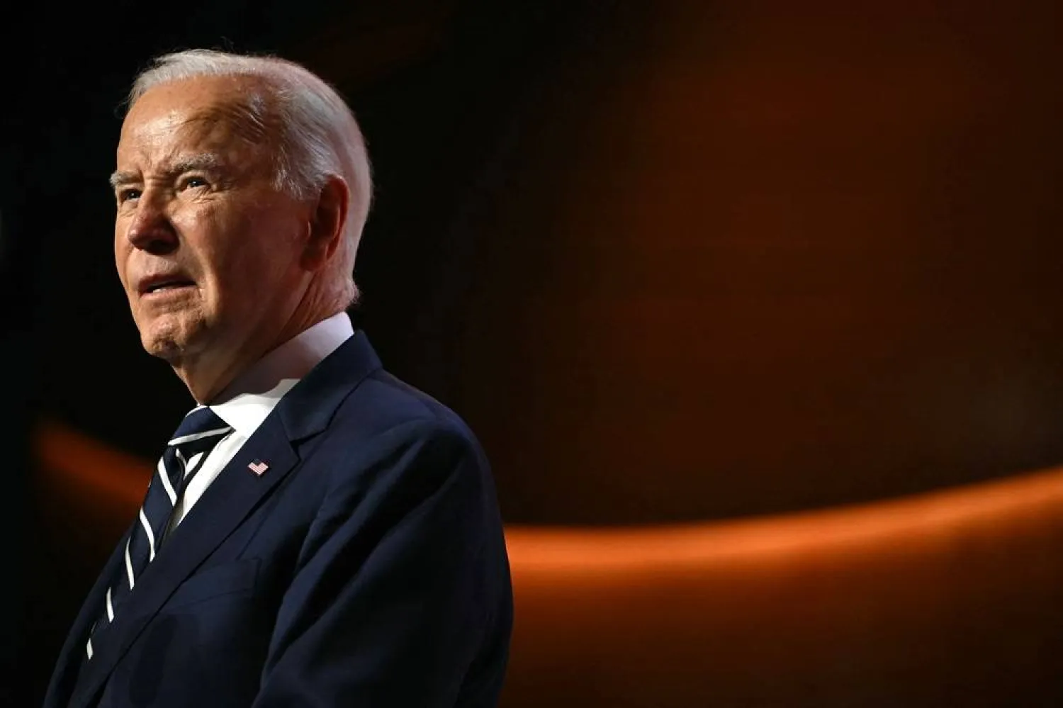 US President Joe Biden speaks at the Bloomberg Global Business Forum in New York on September 24, 2024. (AFP) 