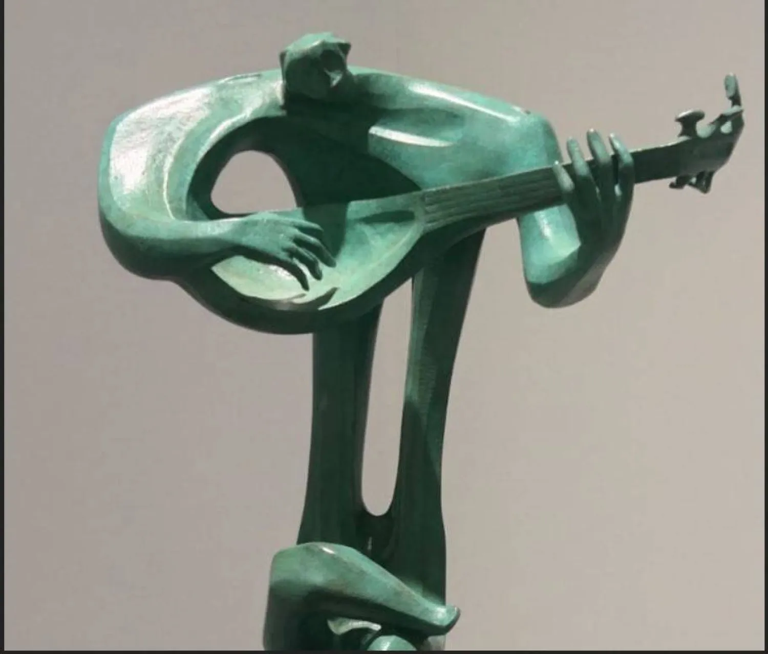 أحد الأعمال في المعرض الاستعادي لعبد الهادي الوشاحي (الشرق الأوسط)