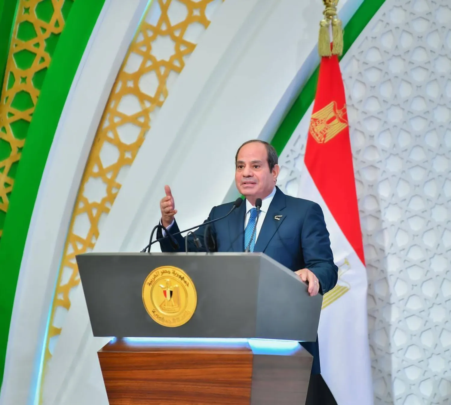 السيسي خلال احتفالية سابقة في القاهرة (الرئاسة المصرية)