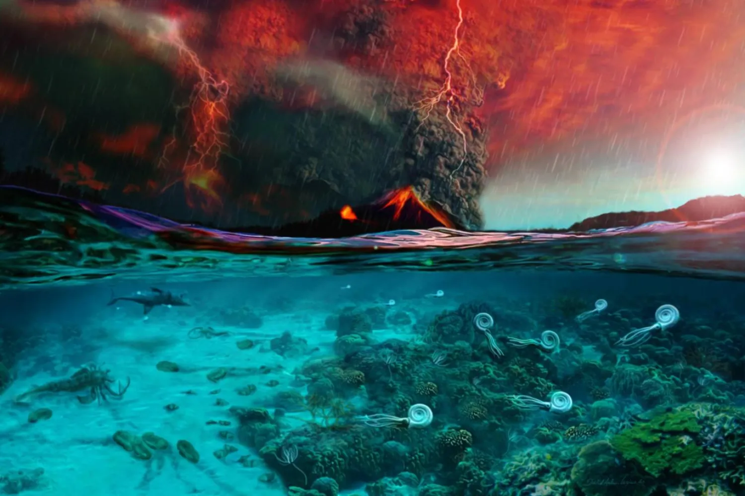 Permiyen Yok Oluşu'nu volkanik patlamaların tetiklediği tahmin ediliyor (Dawid Adam Iurino/Roma Sapienza Üniversitesi)