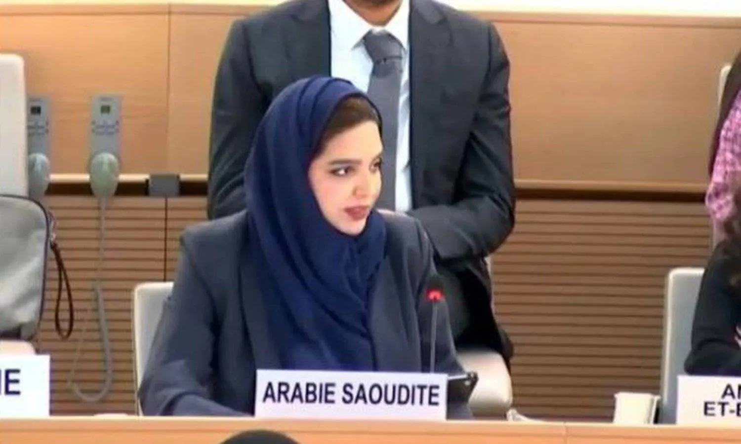 Head of the Human Rights Section at the Saudi Arabia Mission to the United Nations in Geneva Asya Baakdah. Photo: Saudi Mission