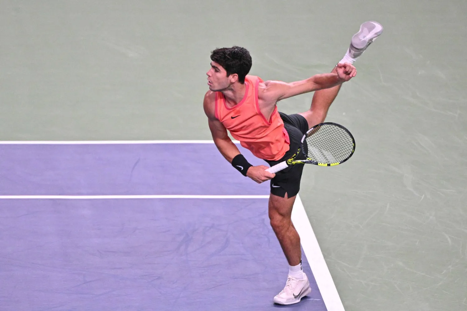 كارلوس ألكاراس (أ.ف.ب)