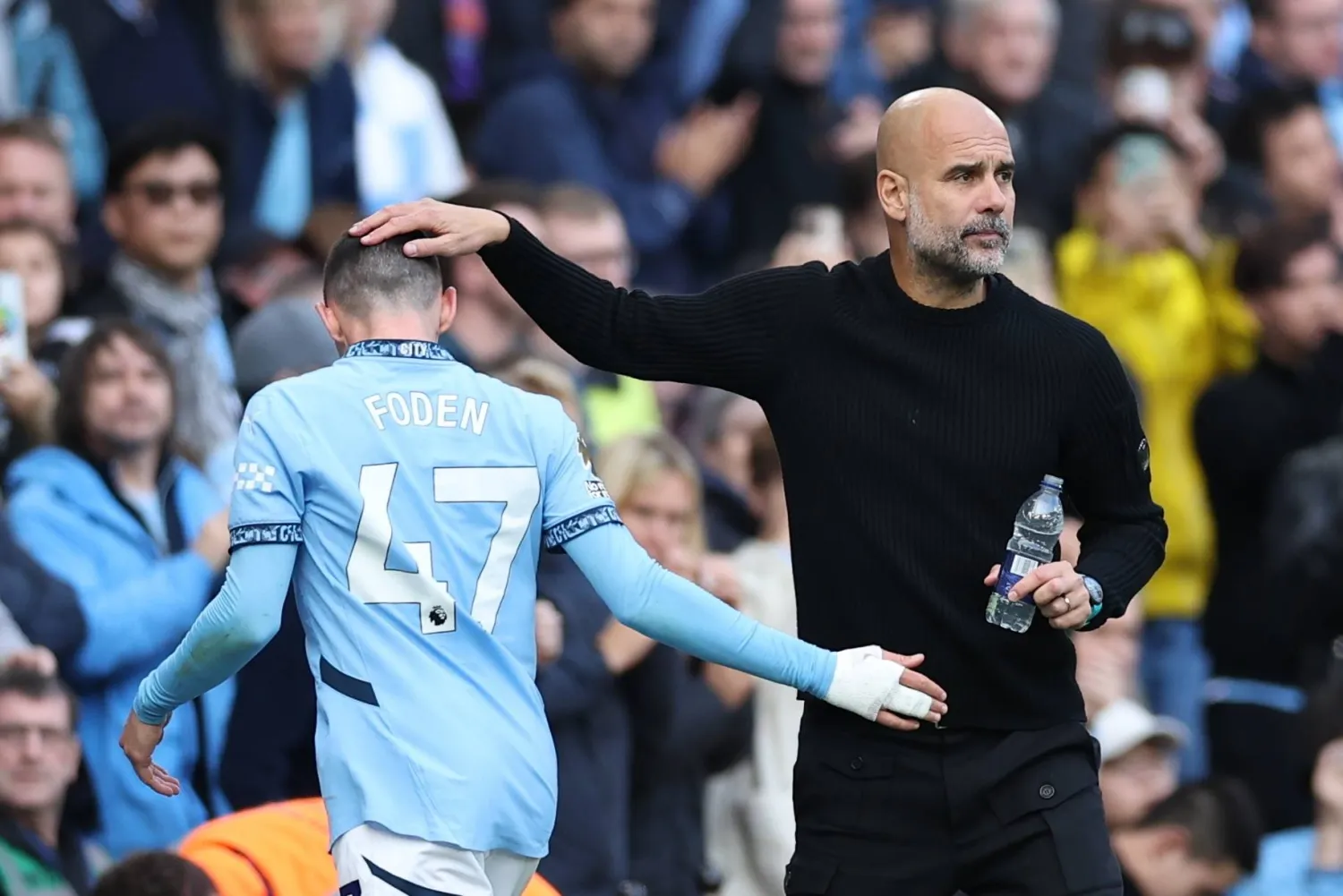 هل سيترك بيب غوارديولا مانشستر سيتي مع نهاية الموسم؟ (إ.ب.أ)