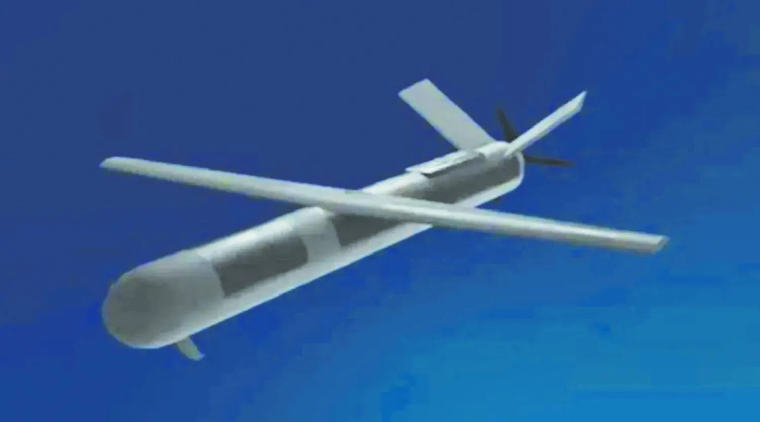 صورة نشرها الناطق باسم الجيش الإسرائيلي للمُسيَّرة «صياد 107»