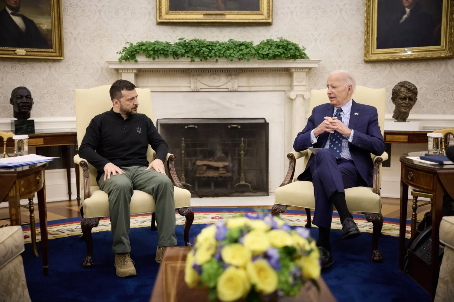 ABD Başkanı Joe Biden ve Ukrayna Cumhurbaşkanı Volodimir Zelenskiy (DPA)