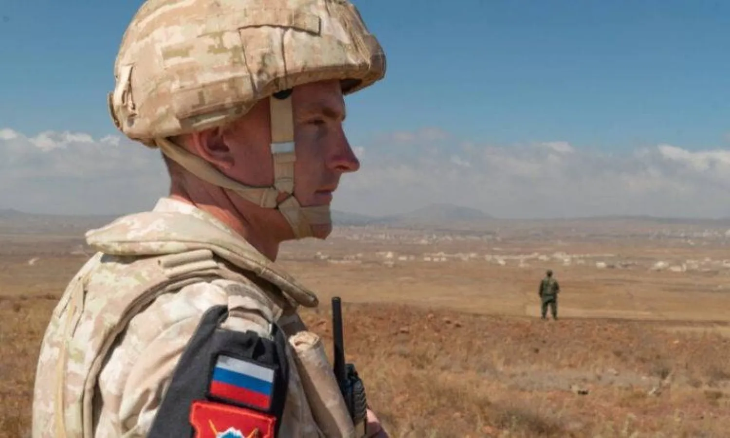 İşgal altındaki Suriye toprağı Golan yakınlarındaki bir Rus askeri polisi (Arşiv- AFP)