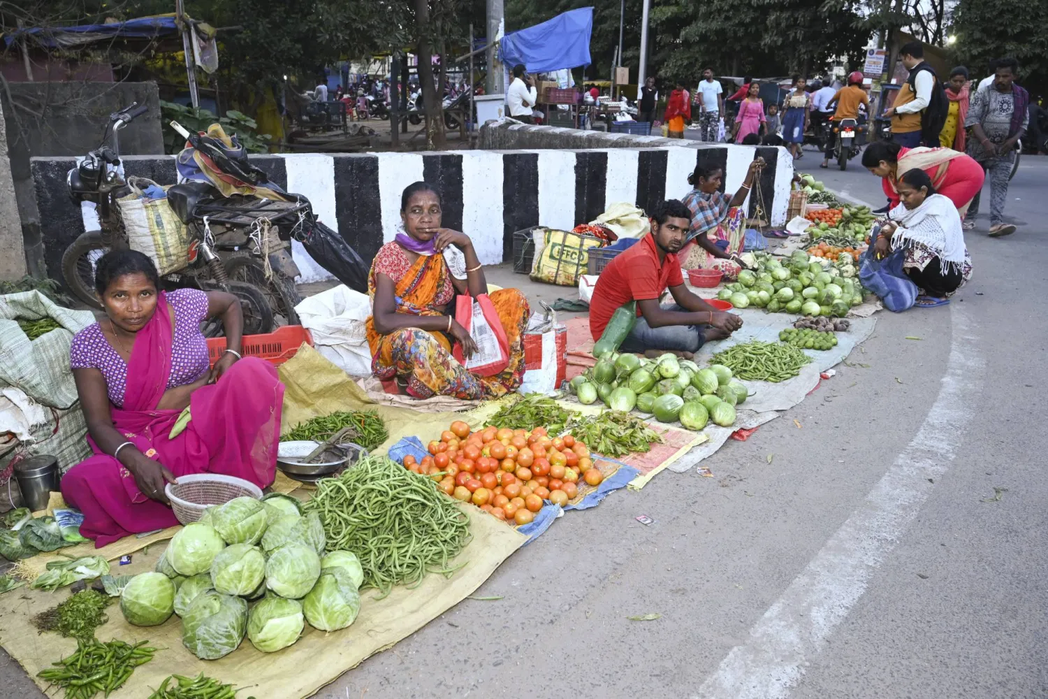 الهند من الدول الخمس التي سجلت أكبر عدد من الفقراء (أ.ب)