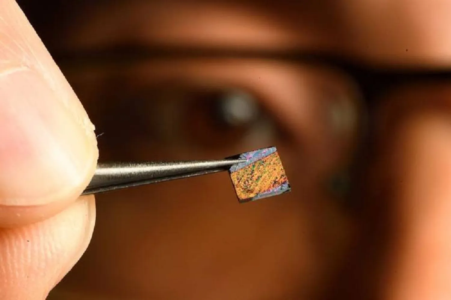 الاختبار مزود بشريحة للكشف عن العلامات البيولوجية للنوبة القلبية بالدم (جامعة جونز هوبكنز)