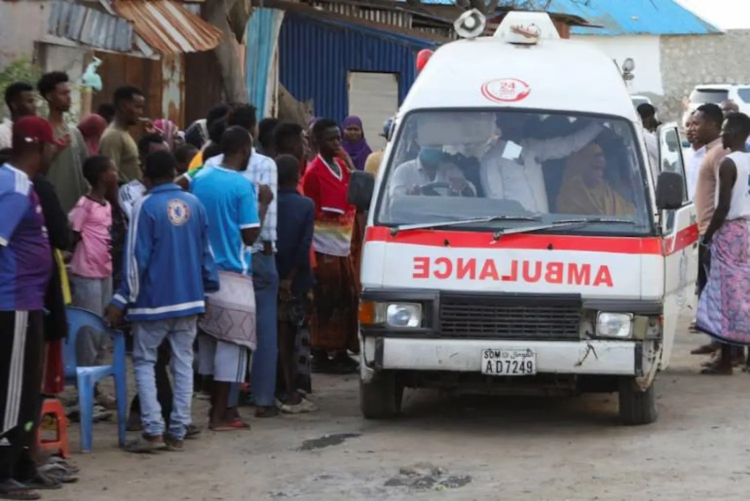 An ambulance is seen in Mogadishu, Somalia August 3, 2024. REUTERS/Feisal Omar 