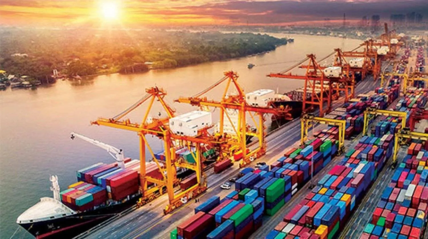 Ships and containers are seen at a Chinese port. Reuters file photo