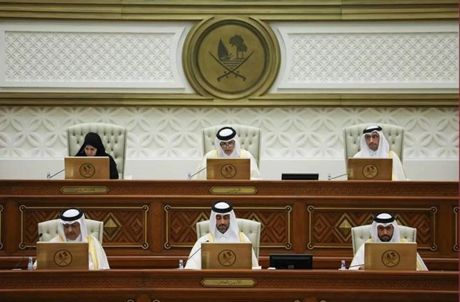The Qatari Shura Council holds its second session and reviews the draft constitutional amendments.(QNA)