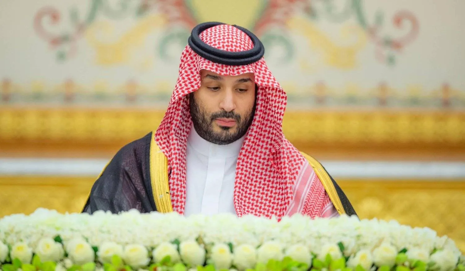 Prince Mohammed bin Salman bin Abdulaziz Al Saud, Crown Prince and Prime Minister, chairs the cabinet meeting in Riyadh. (SPA)