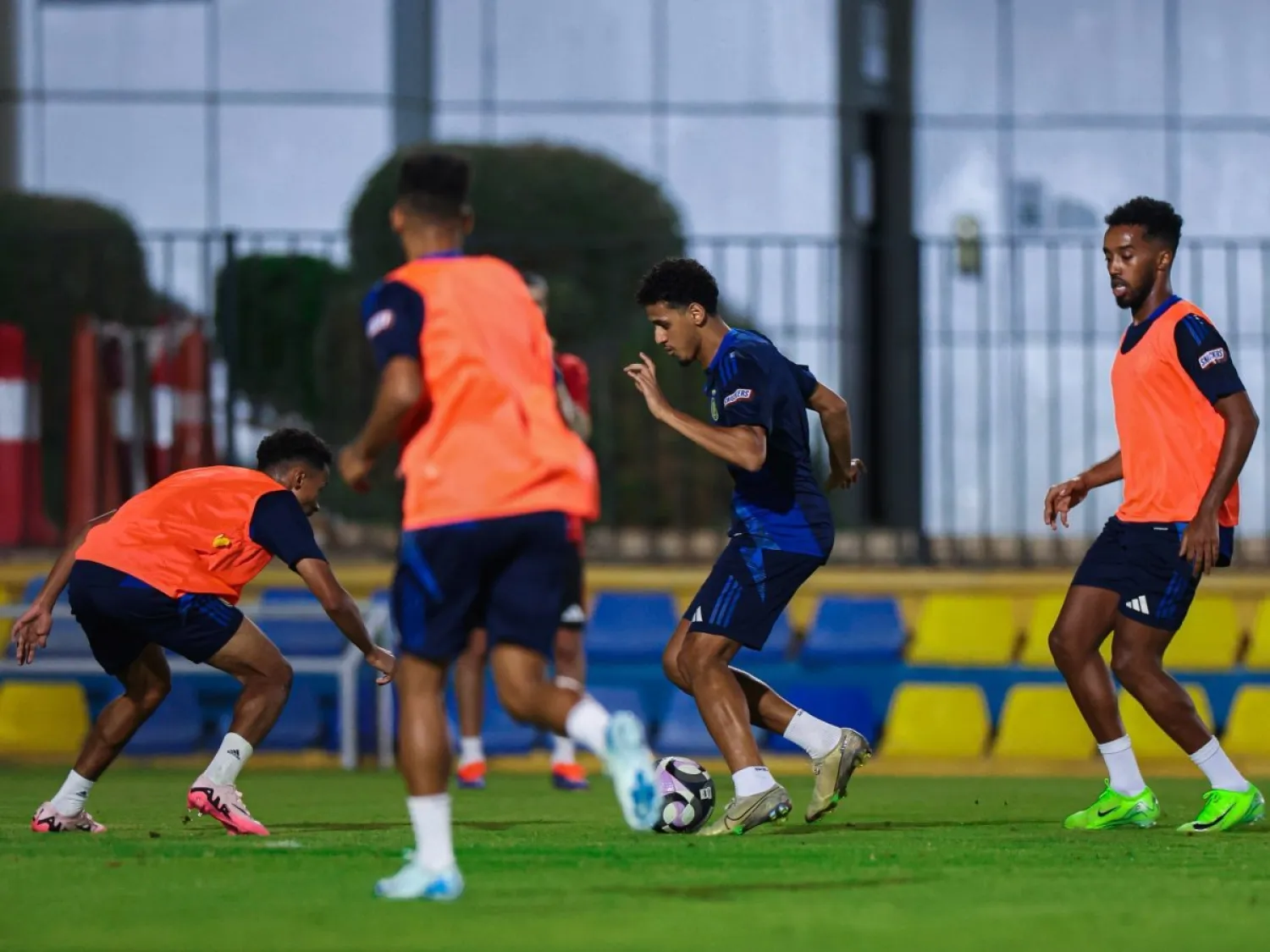 جانب من تحضيرات النصر الأخيرة (نادي النصر)