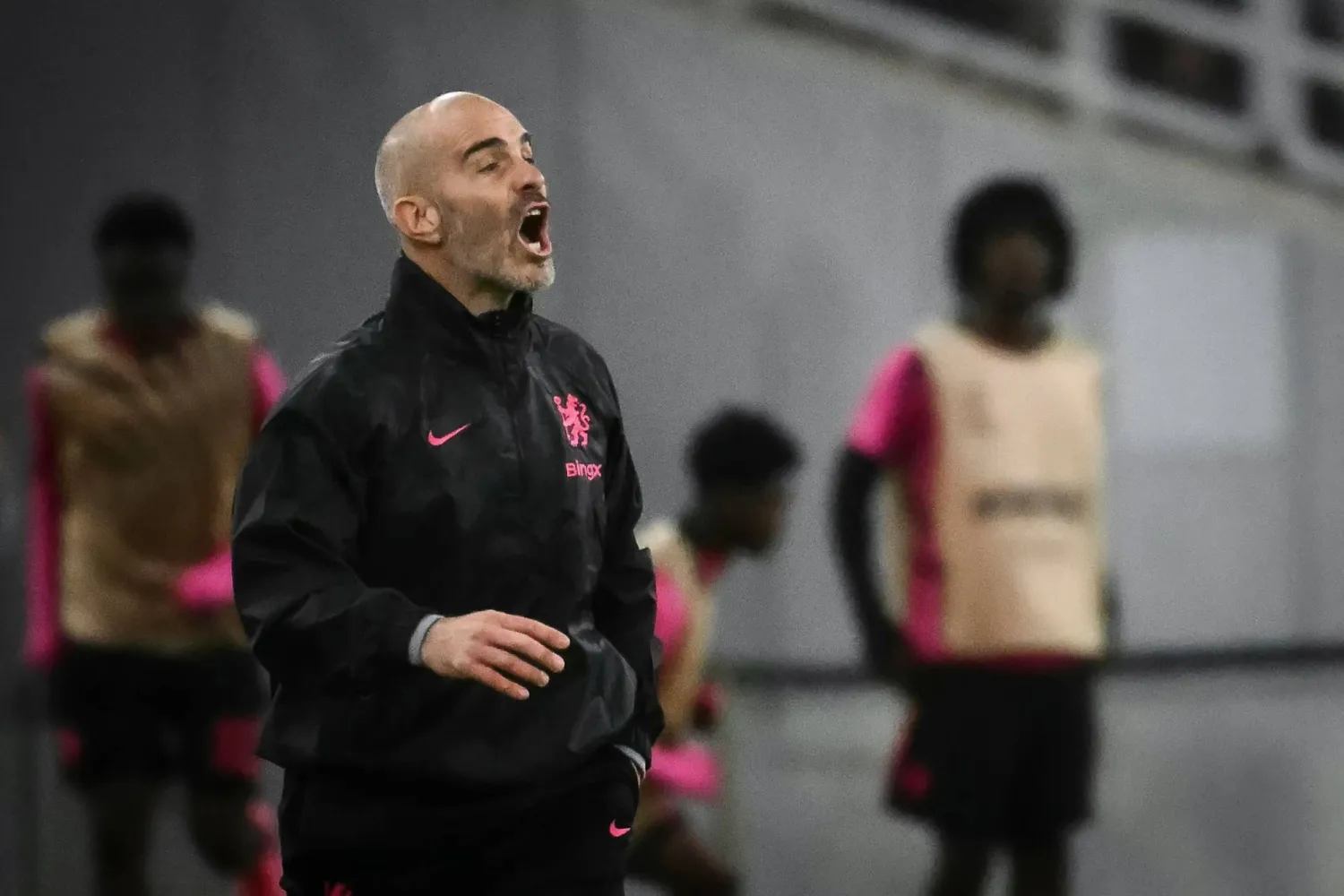 إنزو ماريسكا مدرب تشيلسي (أ.ف.ب)