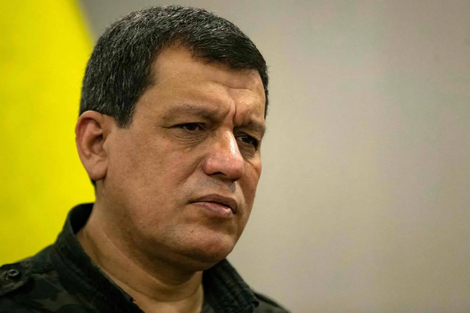 Syrian Democratic Forces commander-in-chief Mazloum Abdi speaks during an interview with AFP in Syria's northeastern city of Hasakeh on October 26, 2024. (AFP) 