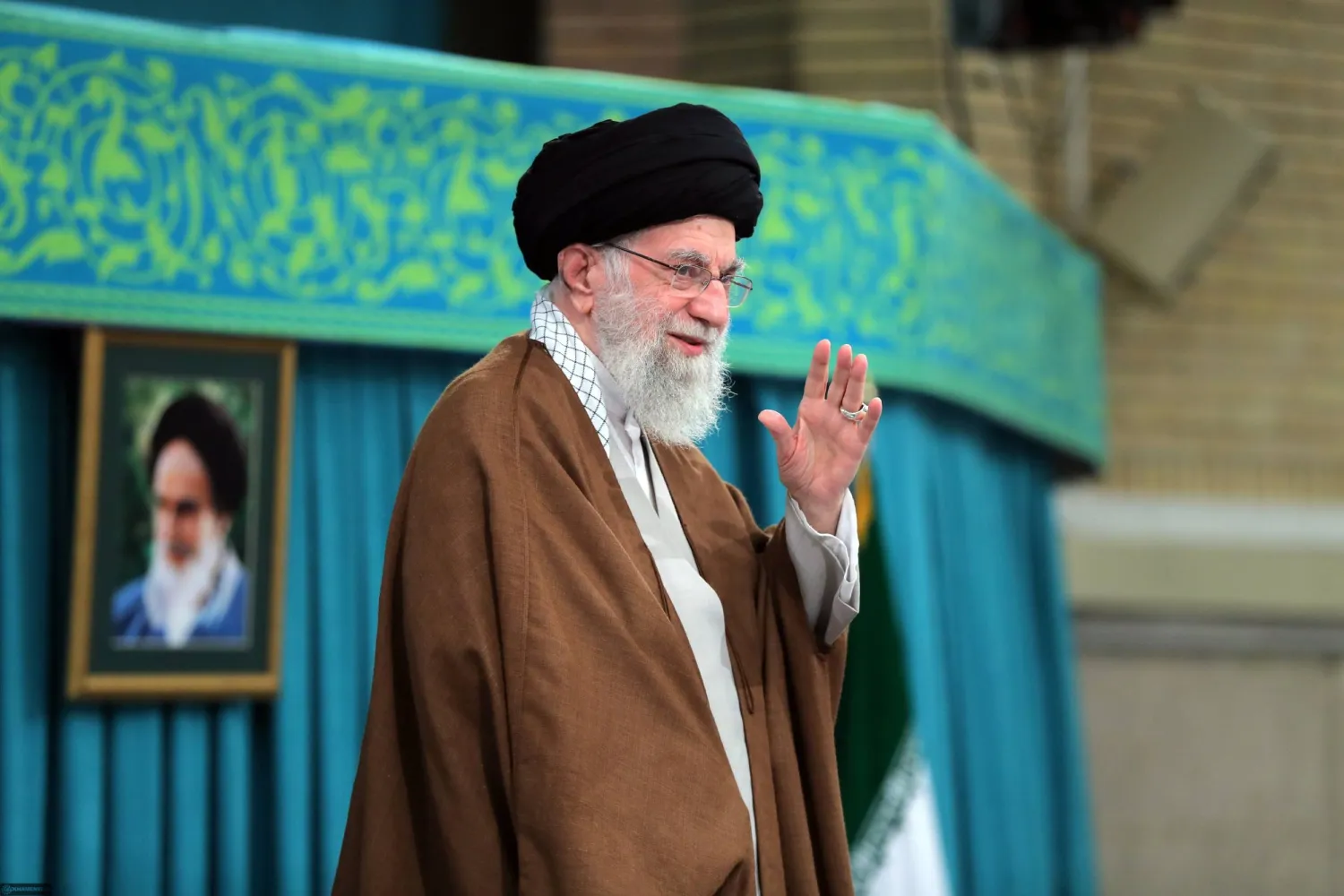 A handout photo made available by the Iranian supreme leader's office shows Iranian supreme leader Ali Khamenei speaking during an event in Tehran , Iran, 27 October 2024. EPA/HANDOUT 