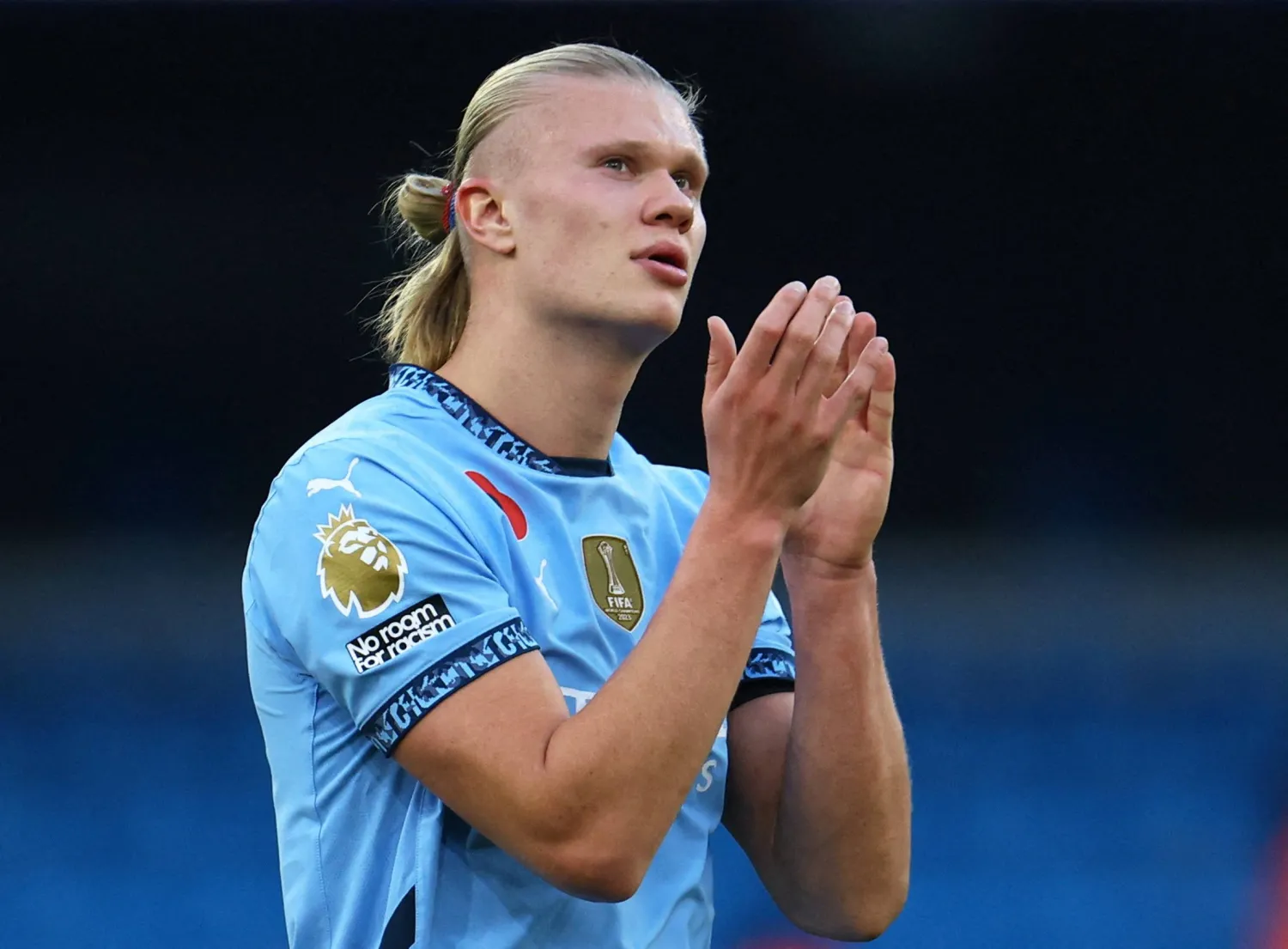 المهاجم النرويجي إرلينغ هالاند (رويترز)