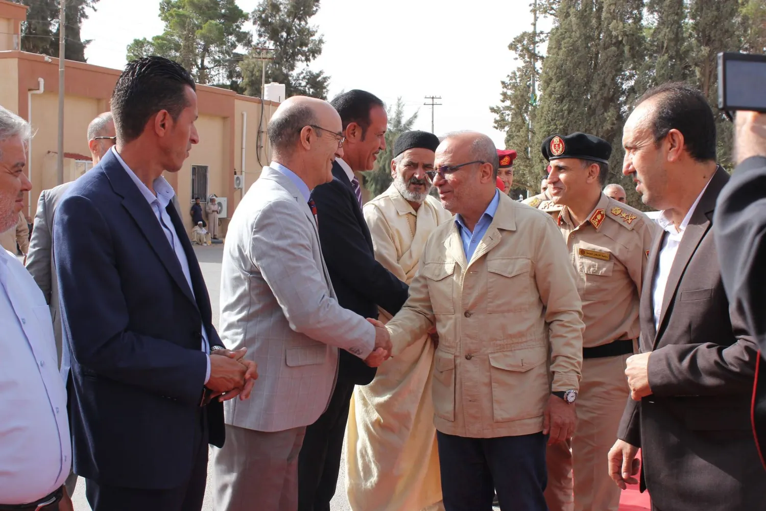 زيارة اللافي والنمروش مدينة يفرن (المجلس الرئاسي)