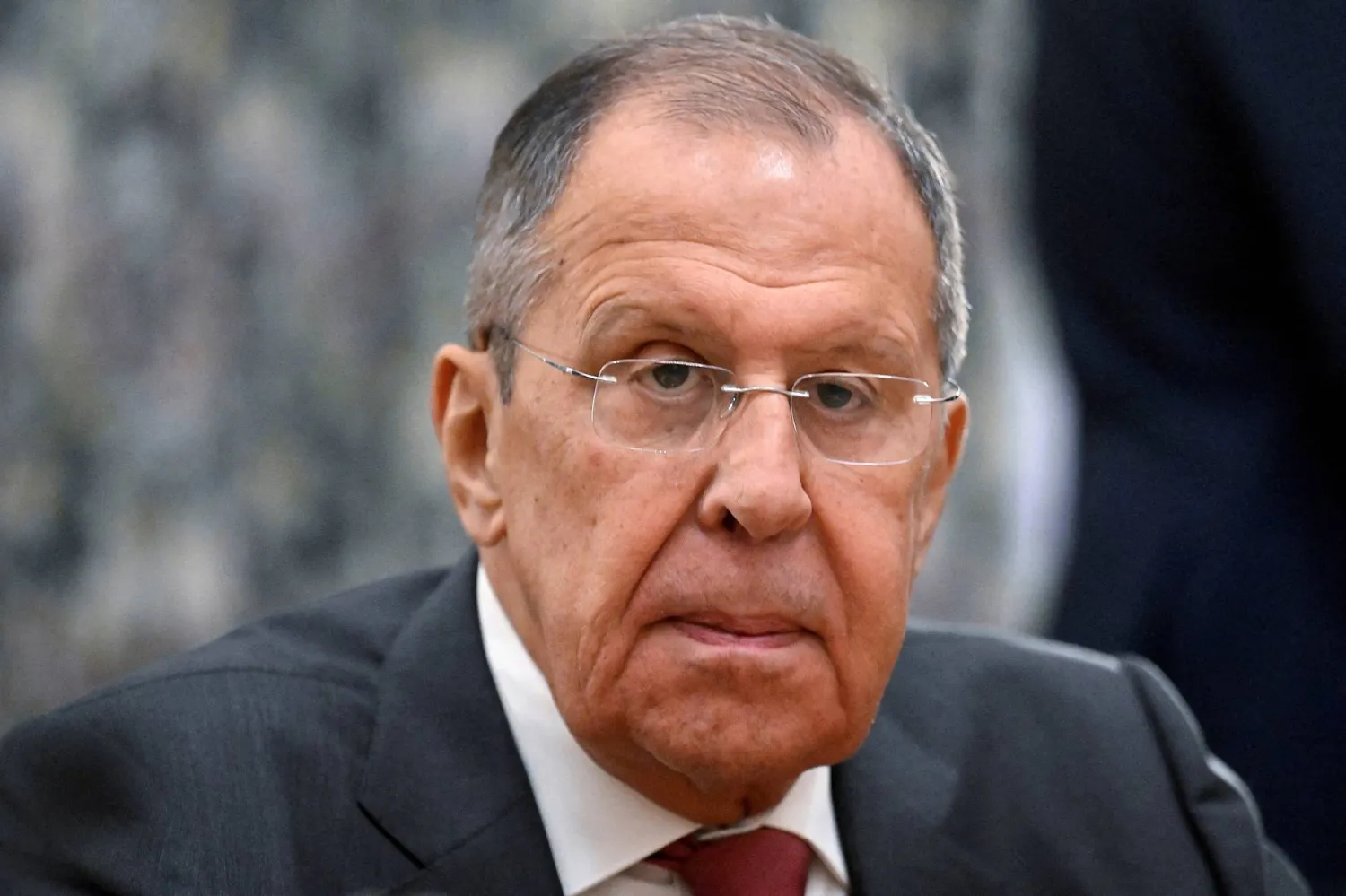 FILE PHOTO: Russian Foreign Minister Sergei Lavrov attends a meeting in Moscow, Russia October 28, 2024. Alexander Nemenov/Pool via REUTERS/File Photo