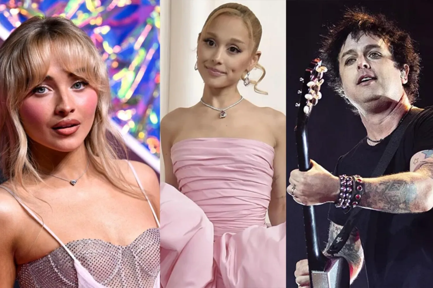 Sabrina Carpenter, Ariana Grande ve Green Day’den Billie Joe Armstrong (AP)