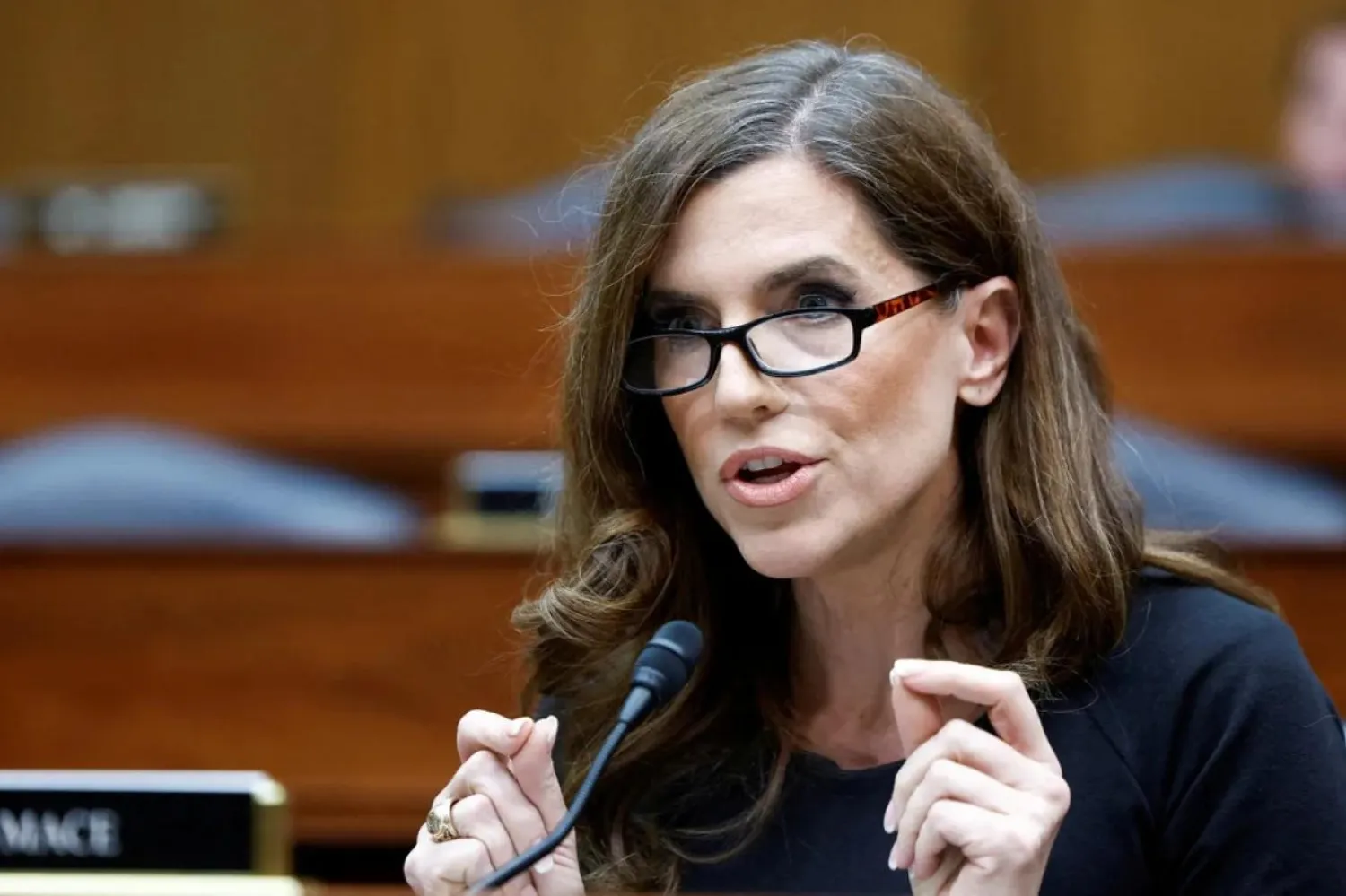 Güney Karolina'dan Nancy Mace, trans kadınların ABD Kongresi'nde kadınlar tuvaletlerini kullanmaktan alıkoyan bir yasa tasarısı sundu (Reuters)