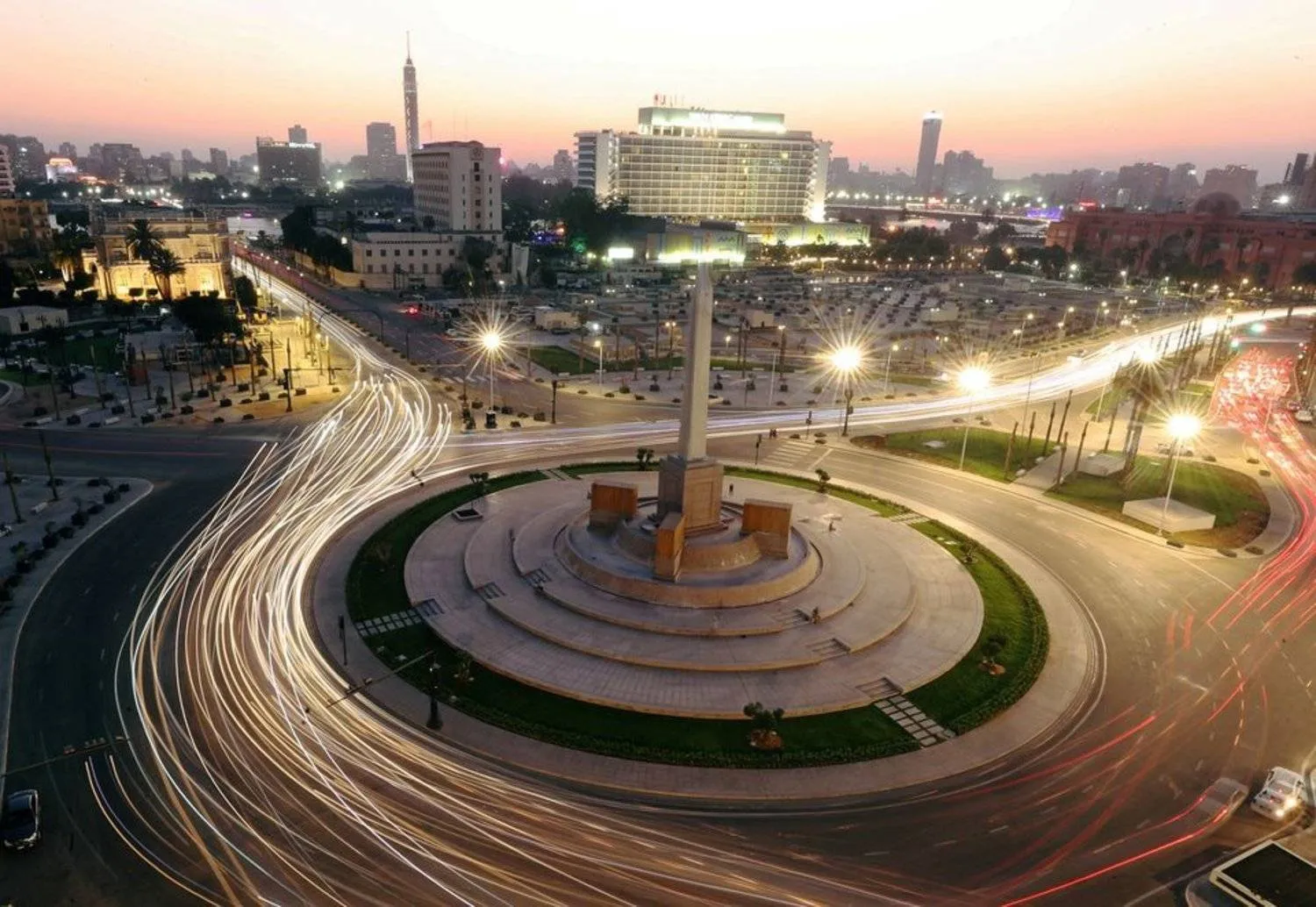 A general view shows Tahrir Square in Cairo, Egypt July 13, 2020. (Reuters)
