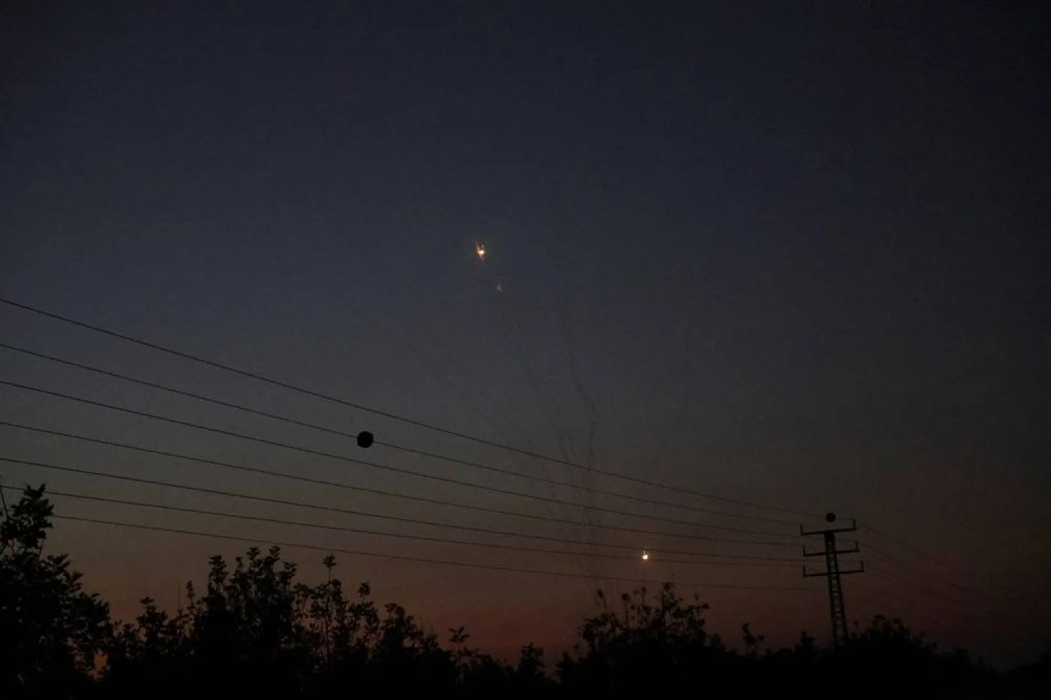 Israel's Iron Dome anti-missile system operates for interceptions, amid hostilities between Hezbollah and Israeli forces, in northern Israel, November 5, 2024. (Reuters) 