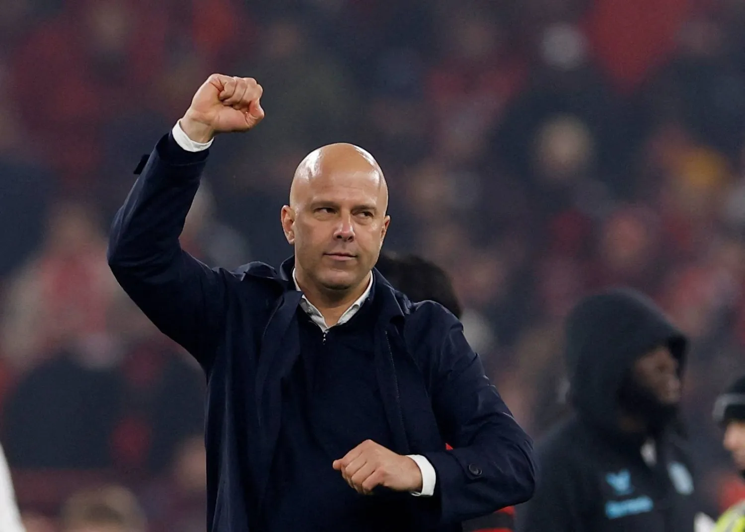 آرني سلوت المدير الفني لفريق ليفربول (رويترز)