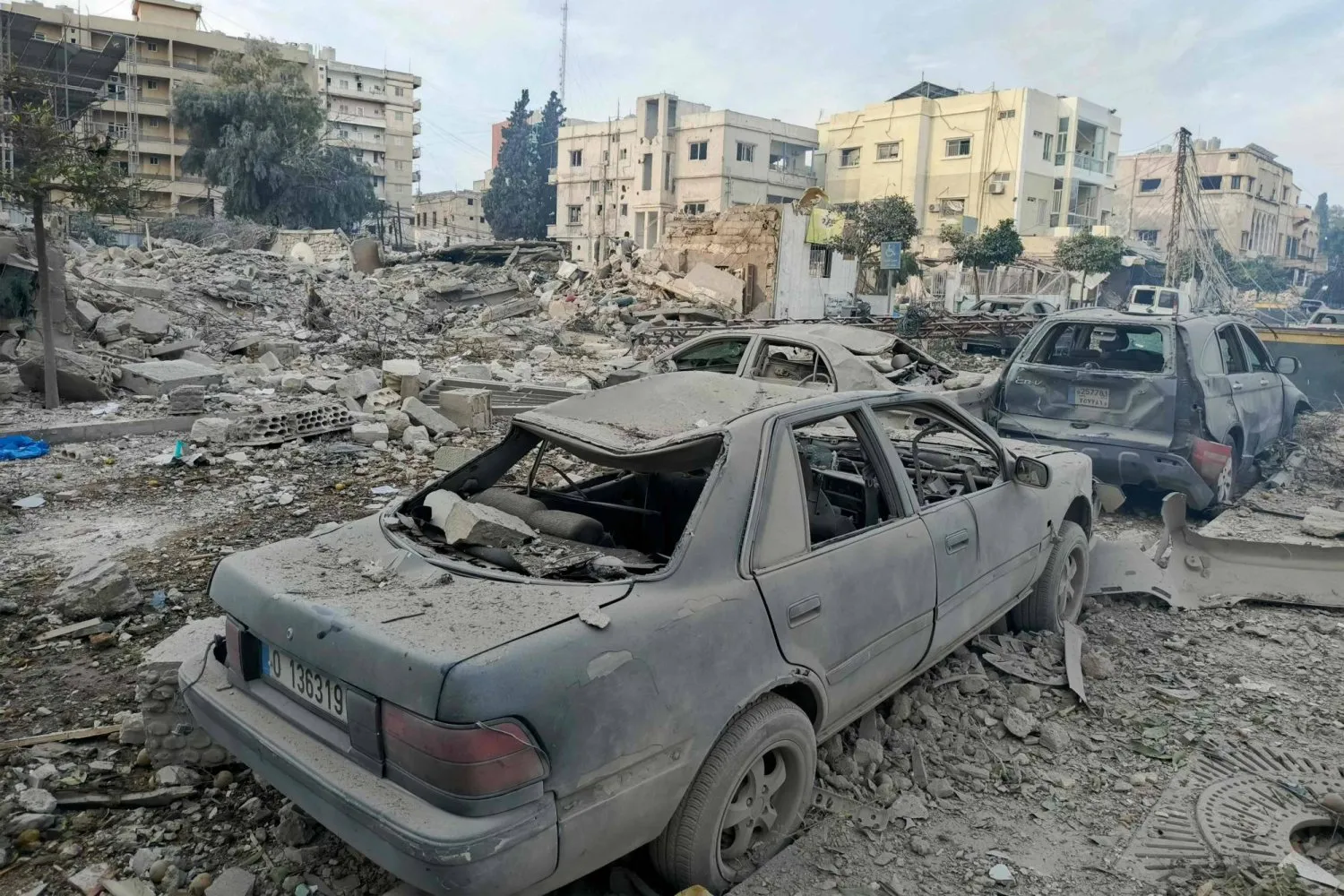 İsrail bombardımanının hedefi olan Güney Lübnan’daki Sur kentinden (AFP)