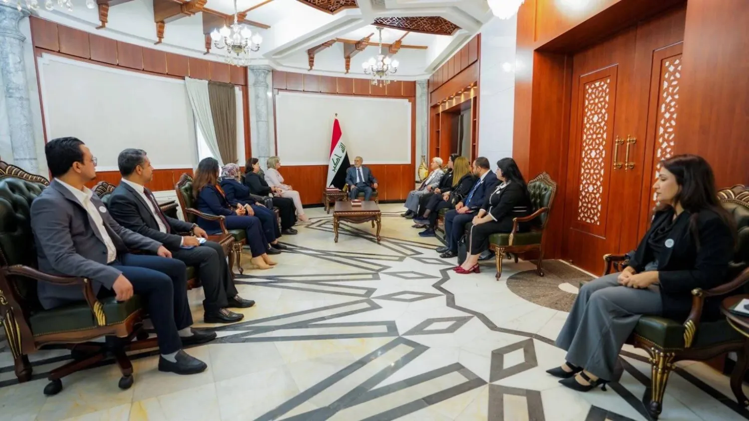 محمود المشهداني ووفد تحالف المادة 188 (إعلام مجلس النواب)