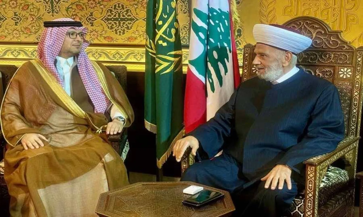 المفتي دريان يستقبل السفير بخاري في دار الفتوى (المركزية)