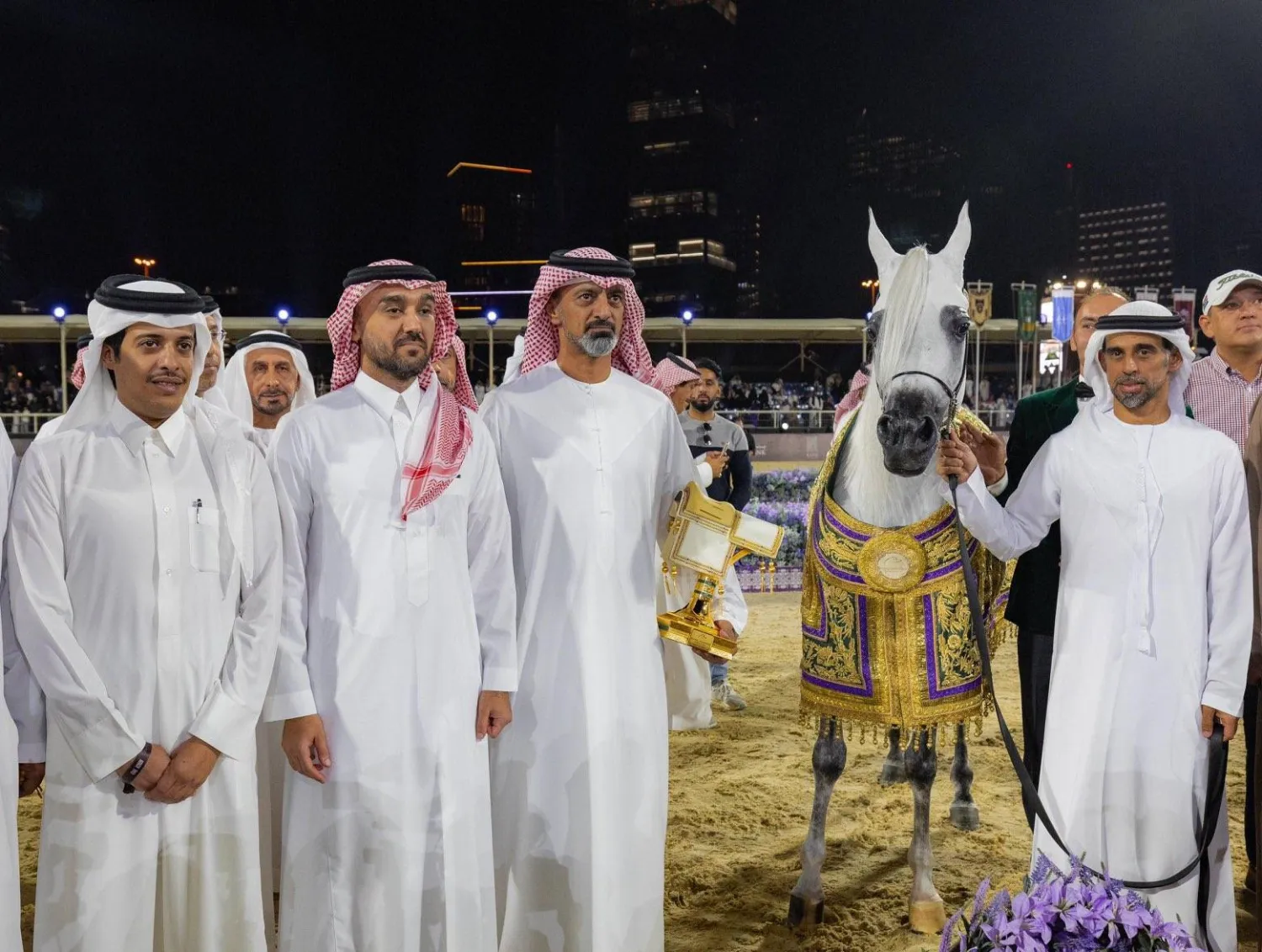 The event featured the participation of 237 horses representing premier studs from around the world. Asharq Al-Awsat