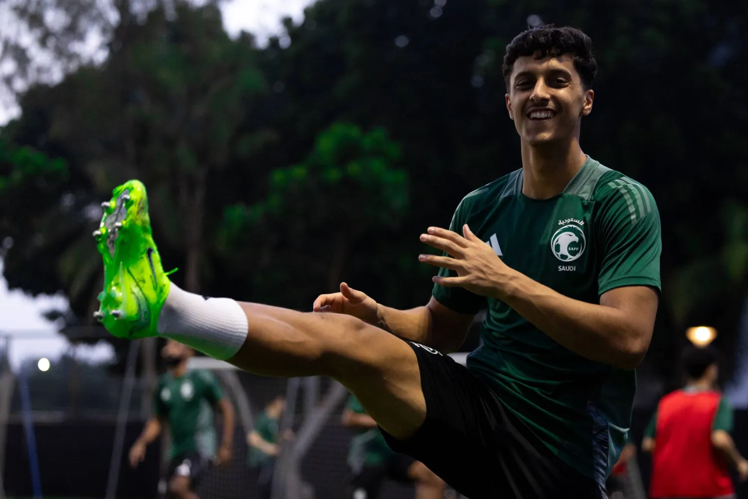 أجواء إيجابية في معسكر الأخضر المقام بجاكرتا (المنتخب السعودي)