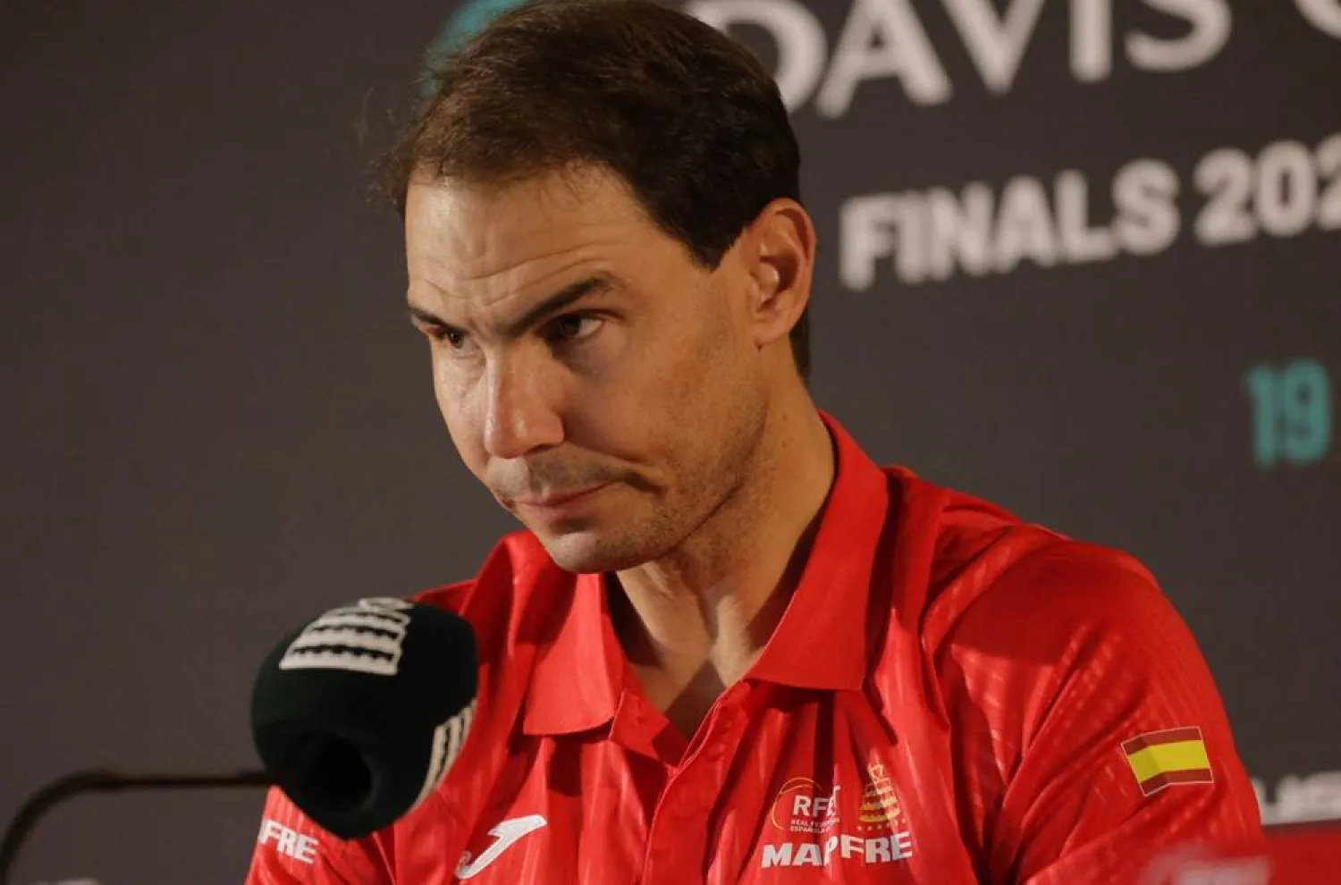 Tennis - Davis Cup Finals - Preview - Hotel Higueron Resort, Malaga, Spain - November 18, 2024 Spain's Rafael Nadal during a press conference. (Reuters) 