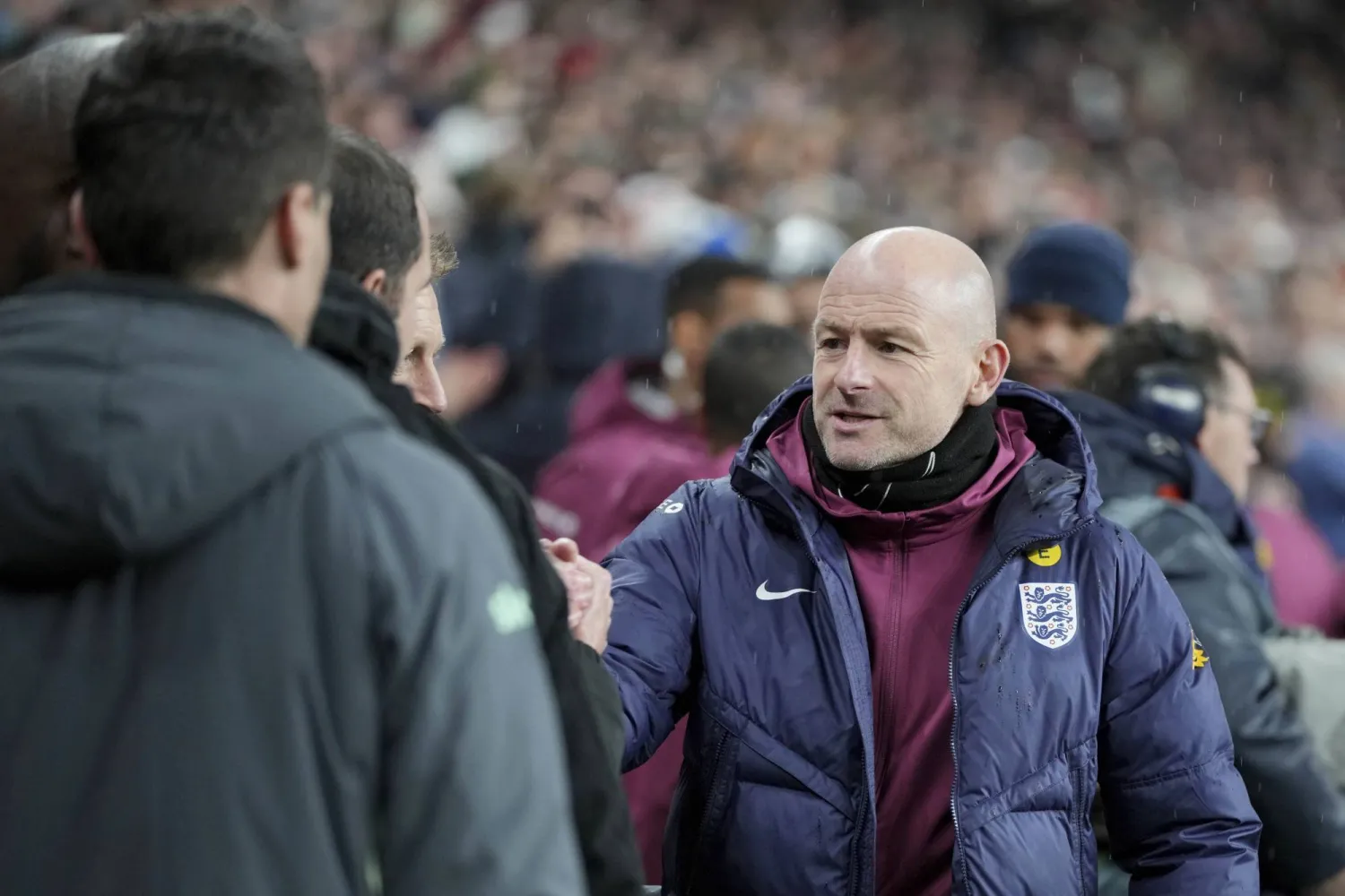 لي كارسلي مدرب منتخب إنجلترا المؤقت (أ.ب) 