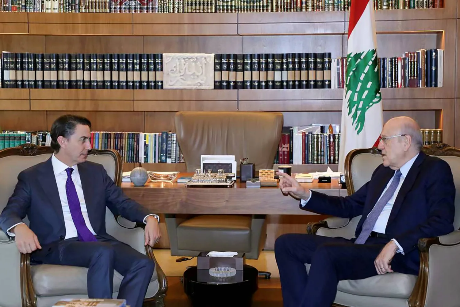 ميقاتي يستقبل هوكستين في بيروت (رئاسة الحكومة)